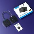 Lemorele AC12 Mini HD-videoopptakskort - 1080p, 60Hz, støtte for 100W PD - svart
