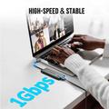 Lemorele TC24L 5-i-1 USB-C-hub - HDMI, Gigabit Ethernet, USB-C, 2x USB-A