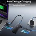Lemorele TC510 7-i-1 USB-C-hub - svart