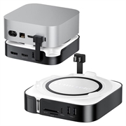 Lemorele TC800 9-i-1 USB-C-hub for Mac Mini M4/M4 Pro - svart