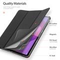 Lenovo Idea Tab Dux Ducis Domo Tri-Fold Smart Folio-etui - Svart