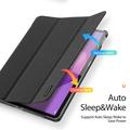 Lenovo Idea Tab Dux Ducis Domo Tri-Fold Smart Folio-etui - Svart