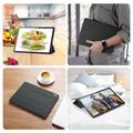Lenovo Idea Tab Dux Ducis Domo Tri-Fold Smart Folio-etui - Svart