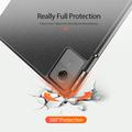 Lenovo Idea Tab Dux Ducis Domo Tri-Fold Smart Folio-etui - Svart