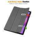Lenovo Idea Tab Plus Tri-Fold Series Smart Folio-etui - Grå