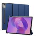 Lenovo Idea Tab Pro Dux Ducis Domo Tri-Fold Smart Folio-etui - Blå