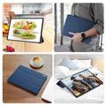 Lenovo Idea Tab Pro Dux Ducis Domo Tri-Fold Smart Folio-etui - Blå