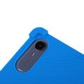 Lenovo Idea Tab Pro Gen 2, Motorola Moto Pad 70 Pro Silikonetui med kickstand - Blå