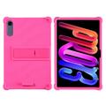 Lenovo Idea Tab Pro Gen 2, Motorola Moto Pad 70 Pro Silikonetui med kickstand - Varm Rosa