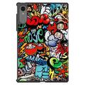 Lenovo Idea Tab Pro Gen 2 Tri-Fold Series Smart Folio-etui - Graffiti