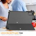 Lenovo Idea Tab Pro Gen 2 Tri-Fold Series Smart Folio-etui - Grå