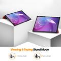 Lenovo Idea Tab Pro Gen 2 Tri-Fold Series Smart Folio-etui - rød