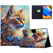 Lenovo Idea Tab Smart Folio-etui - Katt og sommerfugl