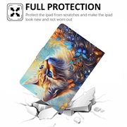 Lenovo Idea Tab Smart Folio-etui - Katt og sommerfugl