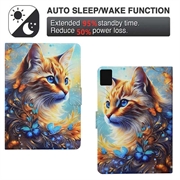 Lenovo Idea Tab Smart Folio-etui - Katt og sommerfugl