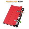 Lenovo Legion Y700 (2025) Tri-Fold Series Smart Folio-deksel - Rød