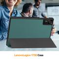 Lenovo Legion Y700 (Gen 4) Tri-Fold Series Smart Folio-etui - svartgrønn