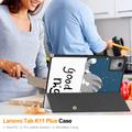 Lenovo Tab K11 Plus Tri-Fold Series Smart Folio-deksel - Katt