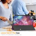 Lenovo Tab K11 Plus Tri-Fold Series Smart Folio-etui - Galakse
