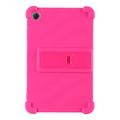 Lenovo Tab K9 Silikonetui med kickstand - Varm Rosa