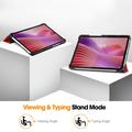 Lenovo Tab K9 Tri-Fold Series Smart Folio-etui - rød