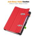 Lenovo Tab K9 Tri-Fold Series Smart Folio-etui - rød