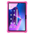 Lenovo Tab M10 Plus Gen 3 Silikonetui med støtte - Hot Pink