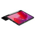 Lenovo Tab M11 Tech-Protect SmartCase Pen Tri-Fold Folio-deksel - Svart