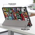 Lenovo Tab M11 Tri-Fold Series Smart Folio-etui - Graffiti