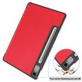 Lenovo Tab P12 Tri-Fold Series Smart Folio-etui - Rød