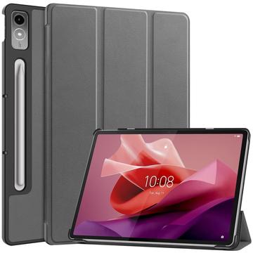 Lenovo Tab P12 Tri-Fold Series Smart Folio-etui - Grå
