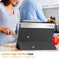 Lenovo Yoga Tab Plus Tri-Fold Series Smart Folio-deksel - svart