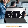 Lenovo Yoga Tab Plus Tri-Fold Series Smart Folio-deksel - Ikke rør meg