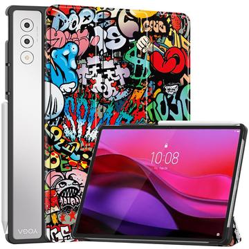 Lenovo Yoga Tab Plus Tri-Fold Series Smart Folio-deksel - Graffiti