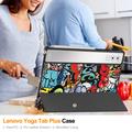 Lenovo Yoga Tab Plus Tri-Fold Series Smart Folio-deksel - Graffiti