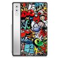 Lenovo Yoga Tab Plus Tri-Fold Series Smart Folio-deksel - Graffiti