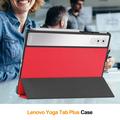 Lenovo Yoga Tab Plus Tri-Fold Series Smart Folio-deksel - Rød