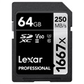 Lexar Professional 1667x SDXC Minnekort - LSD64GCB1667