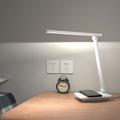 Lippa LED-skrivebordslampe med trådløs lading - hvit