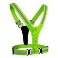 Lippa reflekterende LED-sikkerhetsvest for løping/sykling - grønn