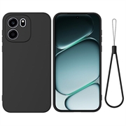OnePlus Nord CE6 Flytende silikon-deksel med håndstropp