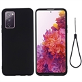 Samsung Galaxy S20 FE 5G Liquid Silikondeksel - Svart