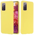 Samsung Galaxy S20 FE 5G Liquid Silikondeksel - Gul