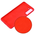 Samsung Galaxy S21 5G Liquid Silikondeksel (Åpen Emballasje - Tilfredsstillende) - Rød