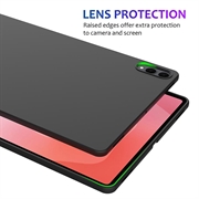 Samsung Galaxy Tab S11 Ultra Flytende silikon-deksel - svart