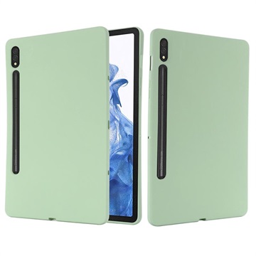 Samsung Galaxy Tab S8/S7 Liquid Silicone Deksel - Grønn
