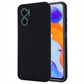 Xiaomi Redmi 10 5G/Note 11E Liquid Silikondeksel - Svart