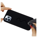 iPhone 14 Pro Liquid Silikondeksel - Svart