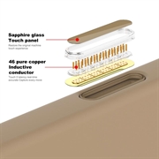 iPhone 16 Liquid Silikondeksel - MagSafe-kompatibel - Ørkengull