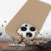iPhone 16 Pro Max Liquid Silikondeksel - MagSafe-kompatibel - Ørkengull
